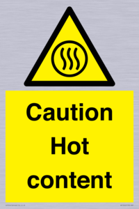 Caution Hot content